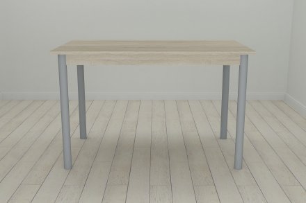 Стіл кухонний Ferrum-decor Беніта 75x120x80 Сірий ДСП Сонома 16мм (FRD-106288)