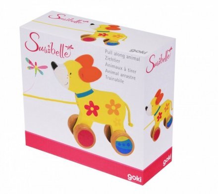 Дерев'яна каталка Собачка Susibelle 54915