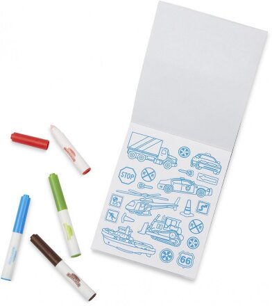 Магические наклейки-раскраски голубые Melissa & Doug MD9130 Магические наклейки-раскраски голубые Melissa & Doug MD9130