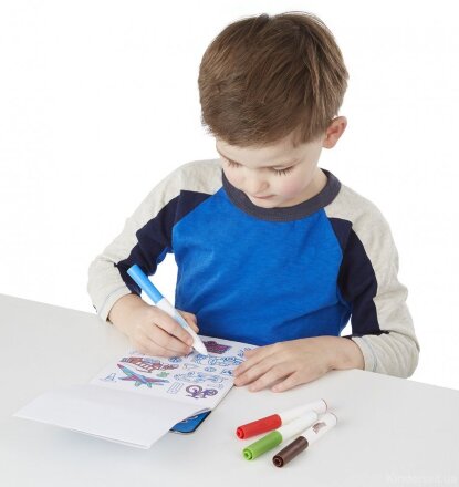 Магические наклейки-раскраски голубые Melissa & Doug MD9130 Магические наклейки-раскраски голубые Melissa & Doug MD9130