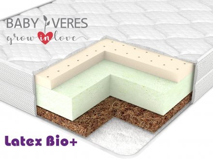 Матрац Baby Veres Latex Bio+ Air 70х160х10 см 53.4.01