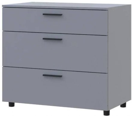 Комод Doros Торн Сірий 3Ш 90х51.6х80 (DRS-012109)