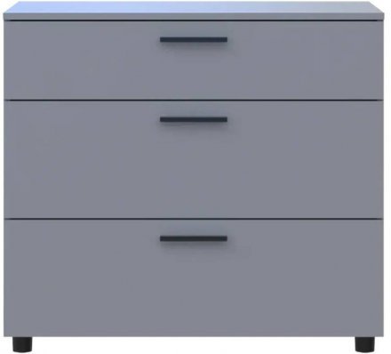 Комод Doros Торн Сірий 3Ш 90х51.6х80 (DRS-012109)