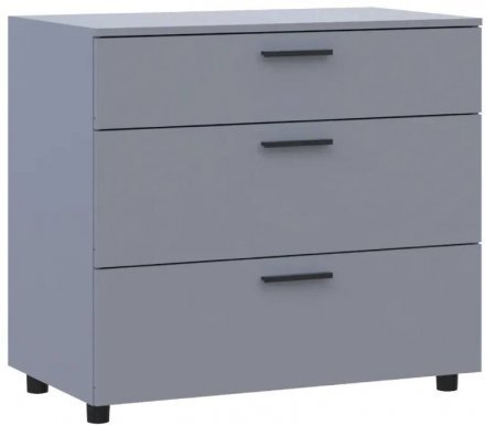 Комод Doros Торн Сірий 3Ш 90х51.6х80 (DRS-012109)