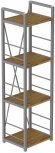 Етажерка 4/34 Ferrum-decor Серії Конект 120x34x28 сірий ДСП Дуб Артизан 16мм (FRD-104285) Етажерка 4/34 Ferrum-decor Серії Конект 120x34x28 сірий ДСП Дуб Артизан 16мм (FRD-104285)