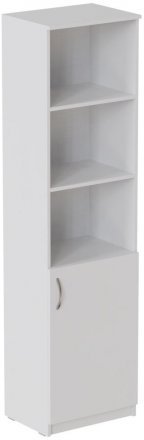 Пенал Анжело Ferrum-decor на 4 полиці з 1 дверима 1900x500x380 ДСП Біле 16 мм (FRD-104948)