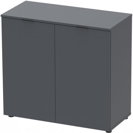 Комод у вітальню Doros Рон 3 80х38х81 см Графіт (DRS-011297)