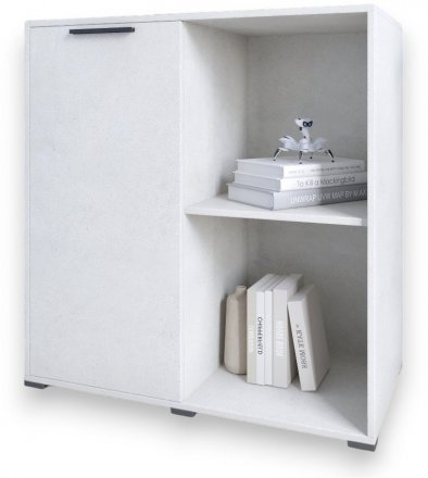 Тумба однодверна LION Краш 82x43x86 см Бетон style (LION-044103) Тумба однодверна LION Краш 82x43x86 см Бетон style (LION-044103)