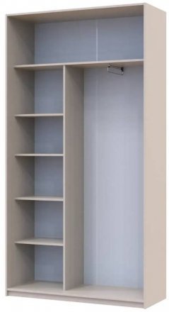 Шафа-купе Doros Сіті Лайт Кашемір 2 ДСП 120х45х225 (80736332)