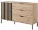 Комод Perfect Home Таллі / Tally 1-дверний з 3 шухлядами 1D3S/138 Дуб артизан/антрацит (PFH-091096)
