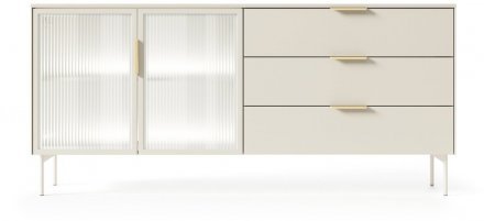 Комод з підсвіткою Perfect Home Лумі / Lumi 2D3S/181 2-дверний з 3 шухлядами Кашемір (PFH-091387)