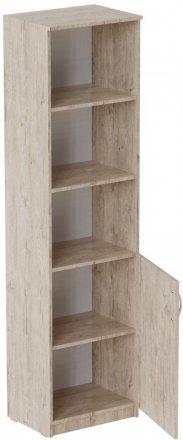 Пенал Анжело Ferrum-decor на 4 полиці з 1 дверима 1900x500x380 ДСП Дуб Сан-Марино 16 мм (FRD-104949) Пенал Анжело Ferrum-decor на 4 полиці з 1 дверима 1900x500x380 ДСП Дуб Сан-Марино 16 мм (FRD-104949)