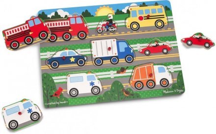 Пазлы Угадай машинку NEW Melissa & Doug MD19051