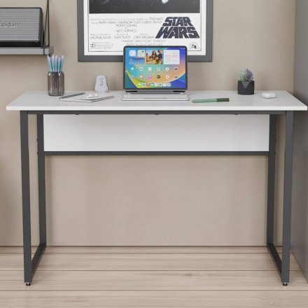 Письмовий стіл Ferrum-decor Коді 75x140x70 чорний ДСП Біле 16мм (FRD-103781)