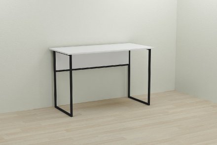 Письмовий стіл Ferrum-decor Коді 75x140x70 чорний ДСП Біле 16мм (FRD-103781)