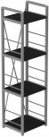 Етажерка 4/34 Ferrum-decor Серії Конект 120x34x28 сірий ДСП Сосна Кембра 16мм (FRD-104288)