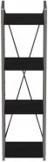 Етажерка 4/34 Ferrum-decor Серії Конект 120x34x28 сірий ДСП Сосна Кембра 16мм (FRD-104288)
