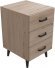 Тумба Віва 3 на конусних ніжках Ferrum-decor 56,5x35x40 Чорний метал ДСП Дуб Сан-Марино 16 мм (FRD-106822) Тумба Віва 3 на конусних ніжках Ferrum-decor 56,5x35x40 Чорний метал ДСП Дуб Сан-Марино 16 мм (FRD-106822)