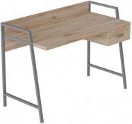 Письмовий стіл Ferrum-decor 750x1000x600 Сірий метал ДСП Дуб Сан-Марино 32 мм (FRD-103430)