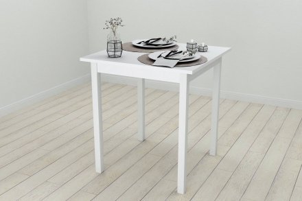 Стіл кухонний Ferrum-decor Дієго 75x70x70 Білий ДСП Біле 16мм (FRD-106293)