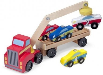 Магнітний дерев'яний автонавантажувач MD19390