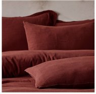 Постільна білизна Agora burnt bordo бордовий євро 200х220 см Постільна білизна Agora burnt bordo бордовий євро 200х220 см
