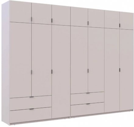Шафа для одягу Doros Лукас Кашемір 3+4 ДСП 315х50х240 DRS-011719 (42005136)