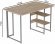 Комп'ютерний стіл Ferrum-decor Кевін 75x120x70 сірий ДСП Дуб Сан-Марино 32мм (FRD-101755)