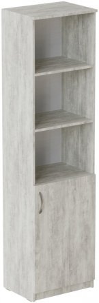 Пенал Анжело Ferrum-decor на 4 полиці з 1 дверима 1900x500x380 ДСП Бетон 16 мм (FRD-104953) Пенал Анжело Ferrum-decor на 4 полиці з 1 дверима 1900x500x380 ДСП Бетон 16 мм (FRD-104953)