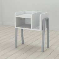 Тумба модульна Ferrum-decor Амелі 540x450x320 метал Сірий ДСП Біле 16 мм (FRD-103017)