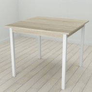 Стіл кухонний Ferrum-decor Дієго 75x70x70 Білий ДСП Сонома 16мм (FRD-106294)