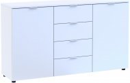 Комод у спальню Doros Рон 5 140х38х81 см Білий (DRS-011300) Комод у спальню Doros Рон 5 140х38х81 см Білий (DRS-011300)