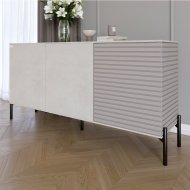 Комод закритий у вітальню на чорних металевих ніжках LION Грей 154x38x76,5 см Бетон Style/Кашемір (LION-041804) Комод закритий у вітальню на чорних металевих ніжках LION Грей 154x38x76,5 см Бетон Style/Кашемір (LION-041804)