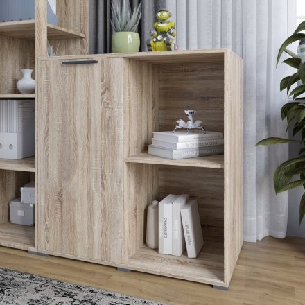 Тумба однодверна LION Краш 82x43x86 см Дуб сонома (LION-044109) Тумба однодверна LION Краш 82x43x86 см Дуб сонома (LION-044109)