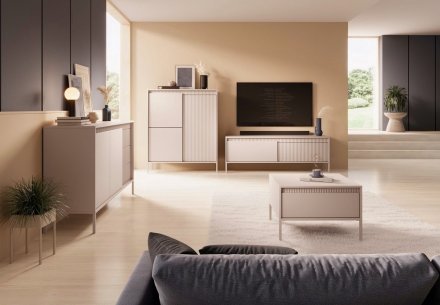 Комод високий Perfect Home Сенсо / Senso 3-дверний 3D Беж (PFH-091106) Комод високий Perfect Home Сенсо / Senso 3-дверний 3D Беж (PFH-091106)