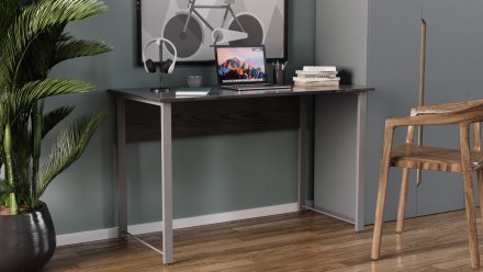 Комп'ютерний стіл Ferrum-decor Курт 75x140x70 сірий ДСП Сосна Кембра 16мм (FRD-101881)