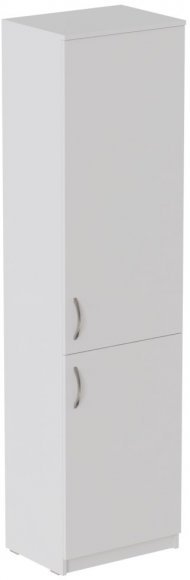 Пенал Анжело Ferrum-decor на 5 полиць із 2 дверима 1900x500x380 ДСП Біле 16 мм (FRD-104954)