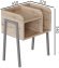 Тумба модульна Ferrum-decor Амелі 540x450x320 метал Сірий ДСП Дуб Сан-Марино 16 мм (FRD-103018)