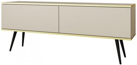 Тумба під телевізор Perfect Home Оро / Oro 2-дверна з чорними ніжками RTV135 Бежевий (PFH-091326) Тумба під телевізор Perfect Home Оро / Oro 2-дверна з чорними ніжками RTV135 Бежевий (PFH-091326)