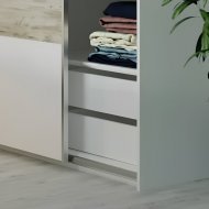 Блок ящиків для шафи-купе Doros L-Caiser Білий 87,6х50х55 см (DRS-011276)