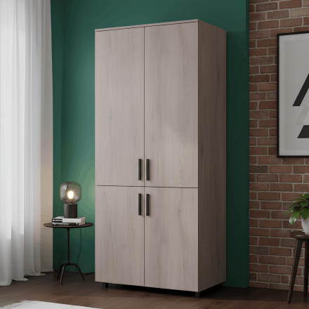 Шафа для одягу Doros Торн Кремона Канноло 2 ДСП (полиці) 90х51.6х200 (DRS-012014)