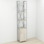 Етажерка 4/34 Ferrum-decor Серії Конект із тумбою 179x34x28 Сірий ДСП Сонома (FRD-104480)
