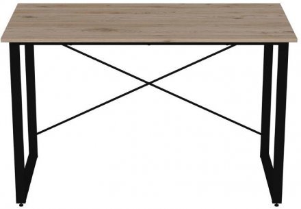 Стіл письмовий Дейв Ferrum-decor 750x1000x600 Чорний метал ДСП Дуб Сан-Марино 32 мм (FRD-106470)
