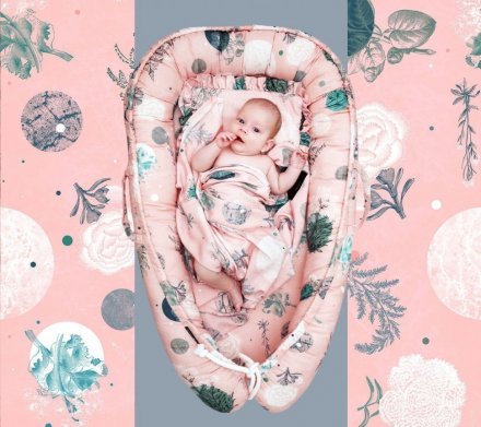 Кокон для немовлят Rose Garden lullalove-8795