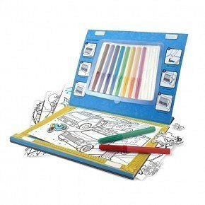 Волшебный набор Раскраска, наклейка, трафарет для мальчиков Melissa & Doug MD5240