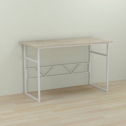 Письмовий стіл Ferrum-decor Райан 75x120x60 білий ДСП Дуб Сонома 16мм (FRD-101132) Письмовий стіл Ferrum-decor Райан 75x120x60 білий ДСП Дуб Сонома 16мм (FRD-101132)