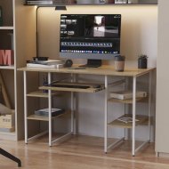 Письмовий стіл Ferrum-decor Тім 75x140x70 білий ДСП Дуб Сонома 16мм (FRD-101382) Письмовий стіл Ferrum-decor Тім 75x140x70 білий ДСП Дуб Сонома 16мм (FRD-101382)