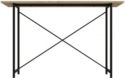 Стіл письмовий Line Лайт Ferrum-decor 750x1200x600 Чорний метал ДСП Дуб Сонома 16 мм (FRD-104860)