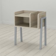Тумба модульна Ferrum-decor Амелі 540x450x320 метал Сірий ДСП Сонома 16 мм (FRD-103020)