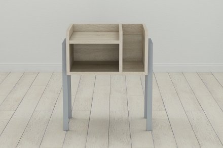 Тумба модульна Ferrum-decor Амелі 540x450x320 метал Сірий ДСП Сонома 16 мм (FRD-103020)